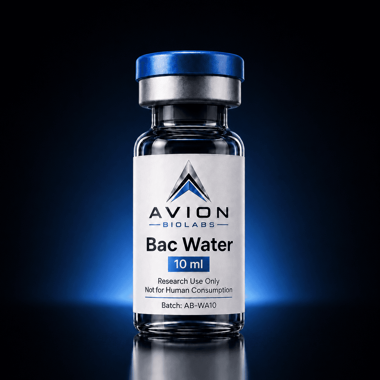 Bacteriostatic Water 10ml Avion BioLabs Sterile vial