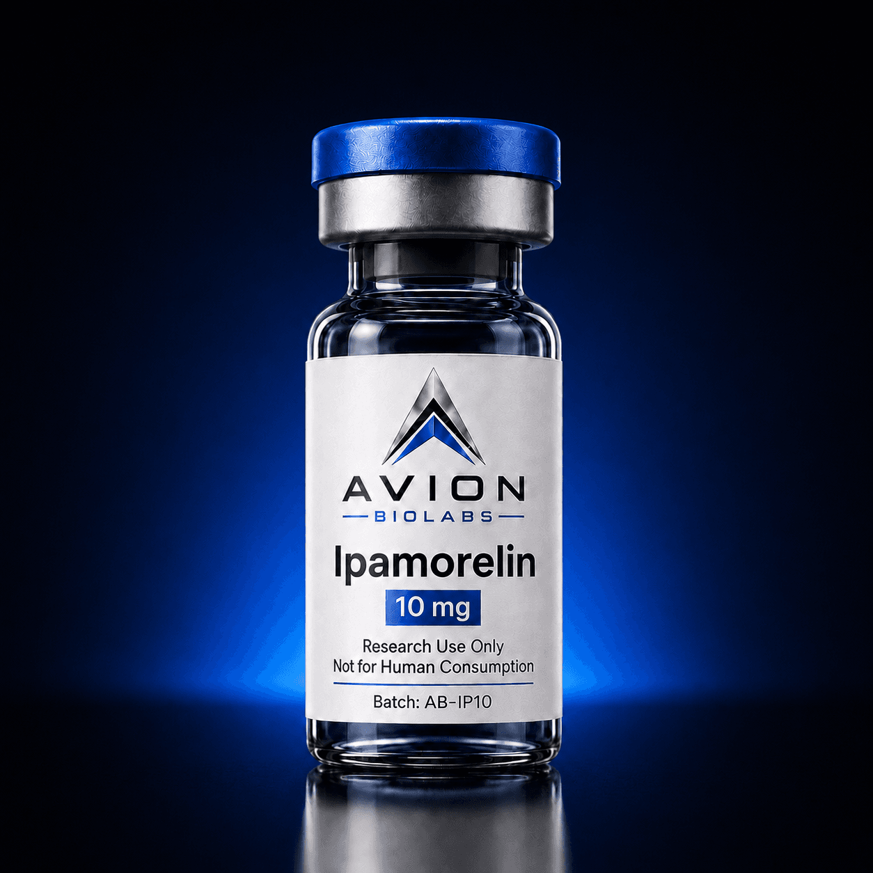 Ipamorelin 10mg Avion BioLabs Lyophilised vial