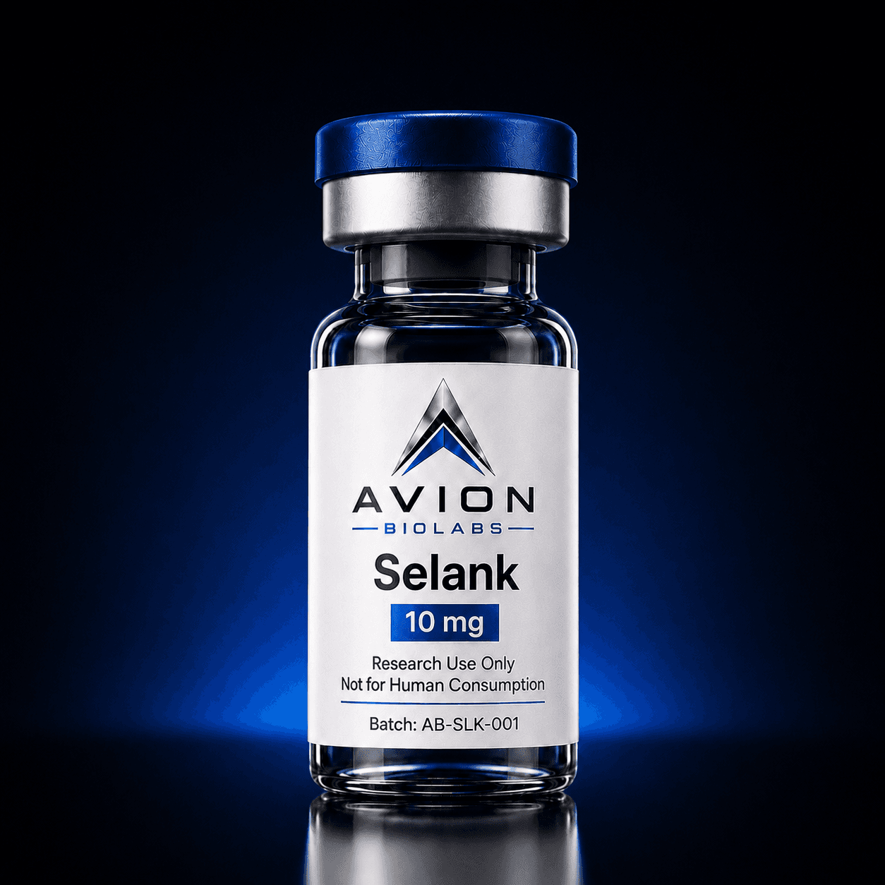 Selank 10mg Avion BioLabs Lyophilised vial