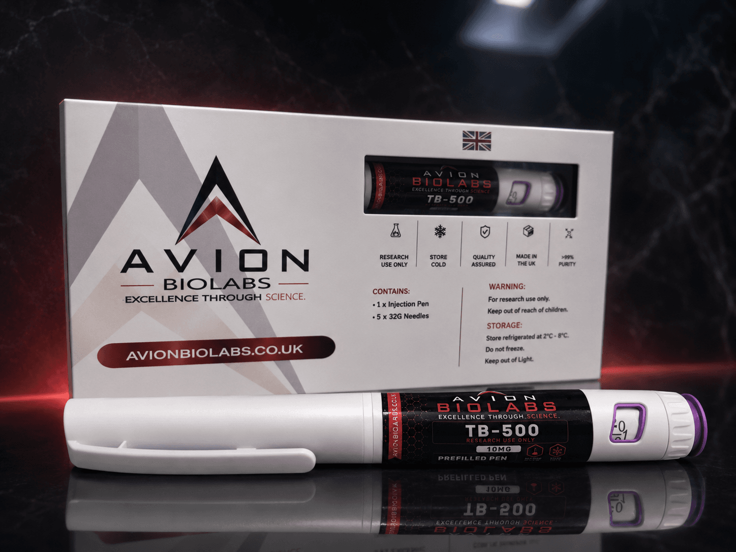 TB-500 10mg Avion BioLabs Prefilled research pen