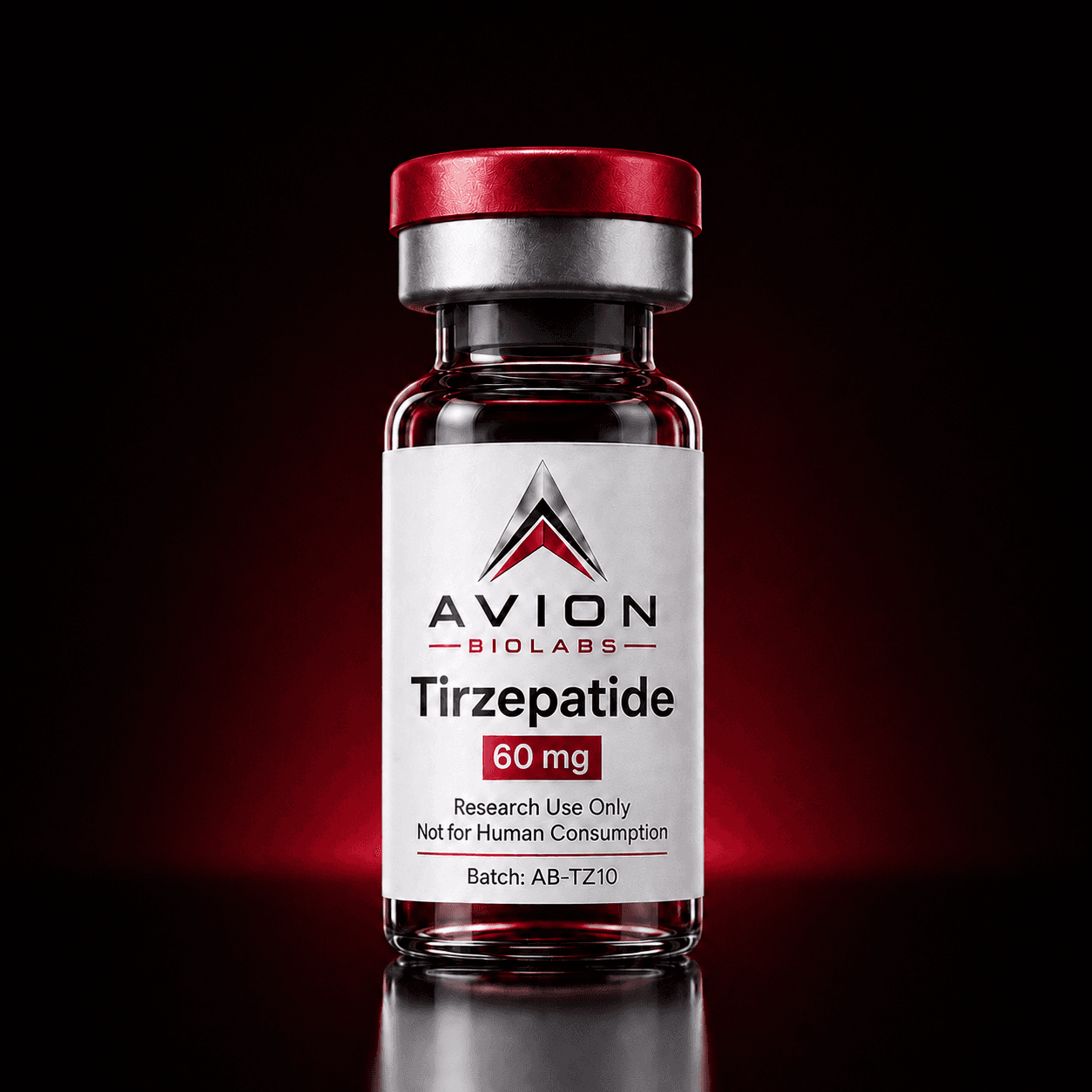 Tirzepatide 60mg Avion BioLabs Lyophilised vial