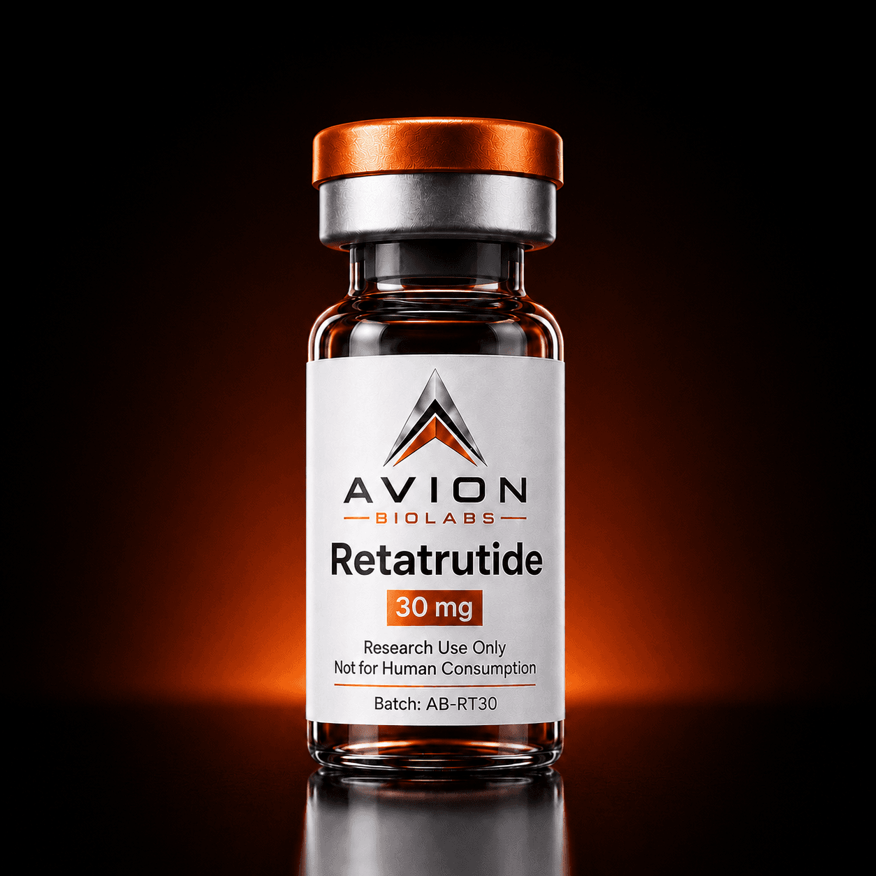 Retatrutide 30mg Avion BioLabs Lyophilised vial