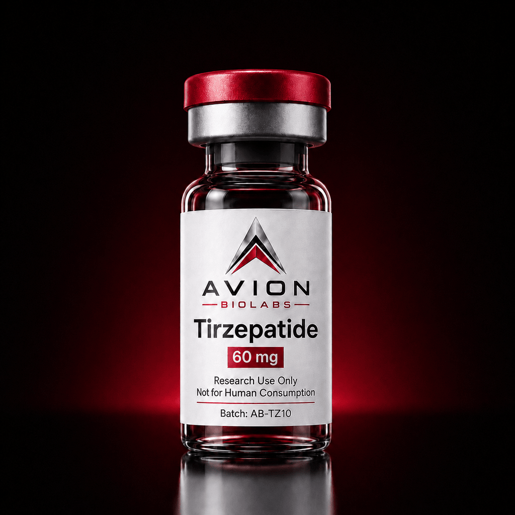 Tirzepatide 60mg UK Stock Research Peptide Avion BioLabs