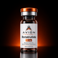 Avion BioLabs Reta 30mg research vial with branded packaging
