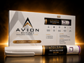 Avion BioLabs Retatrutide 30mg prefilled research pen and branded packaging
