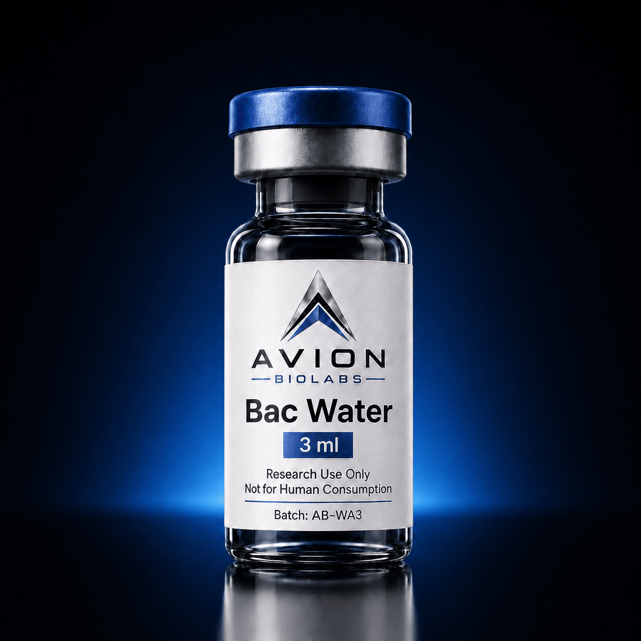 Bacteriostatic Water 3ml | UK Stock | Research SolventResearch SolventAvion BioLabs
