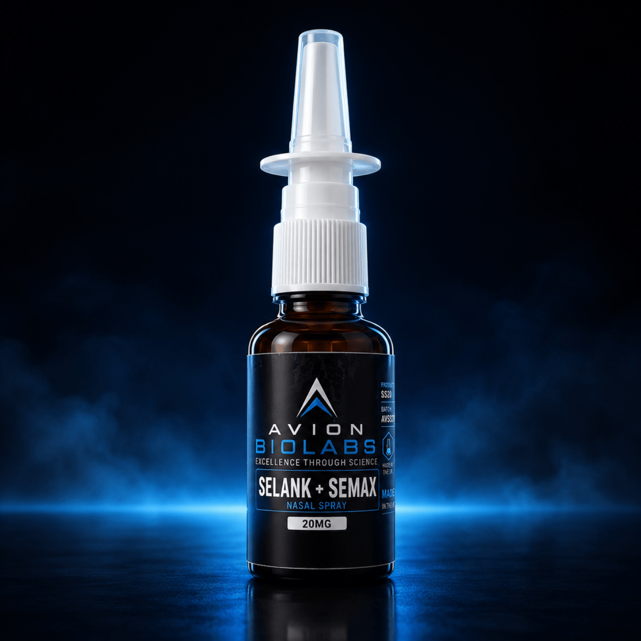 Selank + Semax 20mg Nasal Spray | Research Peptide BlendResearch Nasal SprayAvion BioLabs